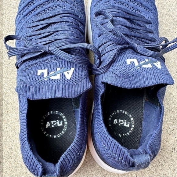 APL TechLoom Wave Hybrid Running Sneaker Lace Up Blue 9 main image 3